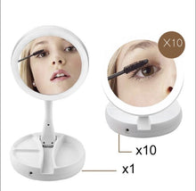 Cargar imagen en el visor de la galería, Espejo para maquillaje con luz led - mychinashop.com
