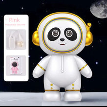 Cargar imagen en el visor de la galería, Alcancia de astronauta panda  con caja de regalo luz y carta para regalo MOD KDL2
