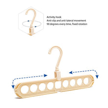 Cargar imagen en el visor de la galería, Colgador multifuncional para colgar ropa, Perchero de almacenamiento Horizontal y Vertical de doble uso para armario, ahorro de espacio MOD 1088
