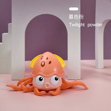 Cargar imagen en el visor de la galería, Juguetes de baño para bebés, juego de ducha de baño con diseño de pulpo, mecanismo de relojería, arrastre, agua, playa, Regalos divertidos para niños CALAMAR  MOD QC23
