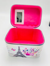 Cargar imagen en el visor de la galería, Estuche de cosméticos 2 pz   PARIS y Londres profesional portátil de gran capacidad, bolsa de maquillaje de mano, a la moda, almacenamiento multicapa, caja de belleza MOD CX3102
