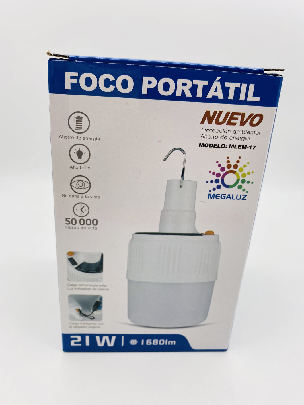 Foco de trabajo portátil Mod EM09W21 - mychinashop.com