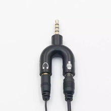 Cargar imagen en el visor de la galería, Adaptador de Cable de Audio del divisor para Samsung Xiaomi Android PC 3,5mm Jack AUX micrófono música Auriculares auriculares Mod ZJT42 - mychinashop.com
