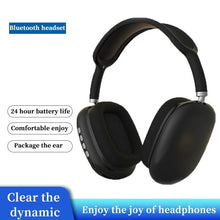Cargar imagen en el visor de la galería, Audífonos  inalámbricos P9 con Bluetooth y micrófono, cascos con cancelación de ruido, sonido estéreo, Auriculares deportivos para juegos, compatible con TF MOD P9
