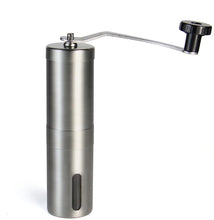 Cargar imagen en el visor de la galería, Molinillo de café Manual portátil de acero inoxidable, núcleo de molienda de cerámica, 40g de capacidad para granos de café, herramienta de cocina MOD ZE-487
