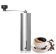 Cargar imagen en el visor de la galería, Molinillo de café Manual portátil de acero inoxidable, núcleo de molienda de cerámica, 40g de capacidad para granos de café, herramienta de cocina MOD ZE-487
