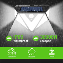 Cargar imagen en el visor de la galería, Lámpara solar 468 LED Solar Lamp Motion Sensor Outdoor Lighting 3 Modes Waterproof Wall Lamp Street Lamp Home Decoration Solar Garden Light MOD CL-166
