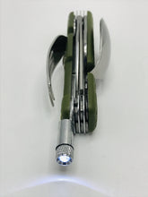 Cargar imagen en el visor de la galería, Navaja multifuncional colores  supervivencia tenedor cuchara - mychinashop.com
