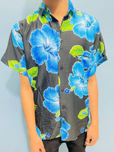 Cargar imagen en el visor de la galería, Camisa hawaianas de manga corta con estampado de caballero
