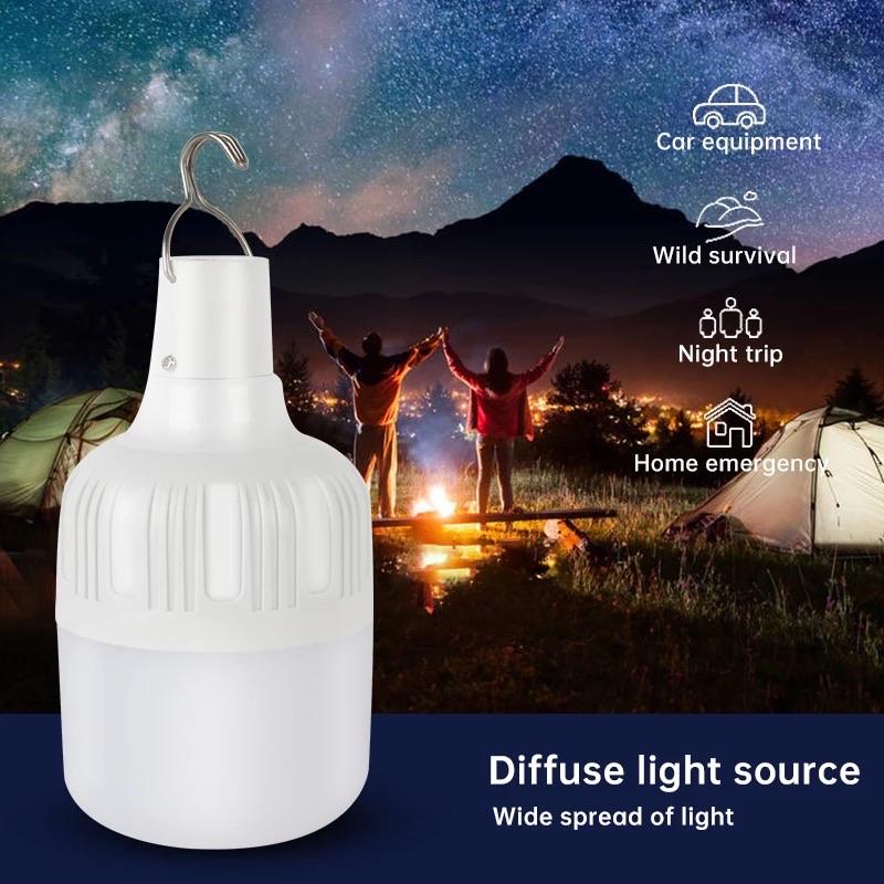 Foco portátil Mod EM04W9 45W Bombilla LED recargable USB para Camping, lámpara de Camping al aire libre, modelo 5, linternas portátiles, luces de emergencia para barbacoa, senderismo - mychinashop.com