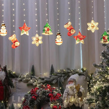 Cargar imagen en el visor de la galería, Cortina de luces Luces navideñas  Lámpara decorativa, adornos de guirnalda, decoración de habitación, decoración del hogar al aire libre, MOD 6715-9
