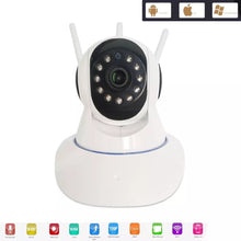Cargar imagen en el visor de la galería, 360 grados Full HD CCTV Mini cámara inalámbrica WIFI vigilancia de seguridad del hogar Auto Seguimiento de la visión nocturna nube IP Cámara MOD CAM7204
