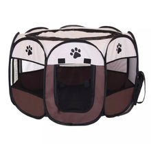 Cargar imagen en el visor de la galería, Casa tienda plegable para perros, gatos, Corralito, Perrera de fácil operación, cerca octogonal MEDIANA Y GRANDE
