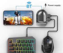 Cargar imagen en el visor de la galería, KID COMPLETO Adaptador de controlador de teclado y ratón para teléfono móvil, convertidor de juego sin retraso, Gamepad para teléfonos Android, juegos de disparo mouse ,teclado incluido MOD MIX3
