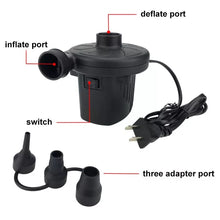 Cargar imagen en el visor de la galería, bomba inflable de llenado rápido para toma de corriente , cama de piscina inflable, juguete para uso doméstico, 30W/24W MOD JJYP73
