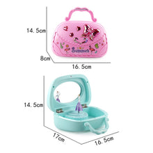 Cargar imagen en el visor de la galería, Caja giratoria de plástico para almacenamiento de joyas, cajas de música portátil para Ballet, chica bailarina MOD 9220
