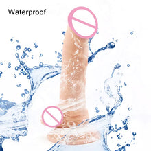 Cargar imagen en el visor de la galería, Dildo silicona con vibración recargable MOD QS-Z020
