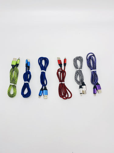 Cable para iPhone 1 m de largo varios colores - mychinashop.com