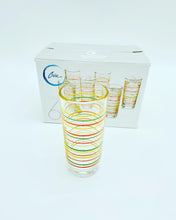 Cargar imagen en el visor de la galería, Set 6 pz de vasos de vidrio MOD CRISA
