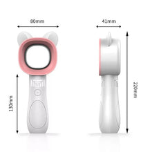 Cargar imagen en el visor de la galería, Miniventilador sin aspas para uso en el hogar y al aire libre, carga USB portátil con dispositivo de ventilación, silencioso, de 2000mAh, sin paleta, 8H MOD ZY-A2
