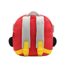 Cargar imagen en el visor de la galería, Mochila de felpa con dibujos animados en 3D para niños, morral escolar con diseño de camión de bomberos, para guardería MOD 878-A6
