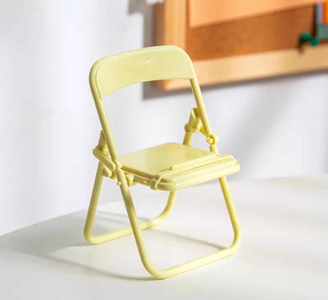 Soporte universal para teléfono  móvil, accesorios creativos para iPhone, Samsung, Huawei, Redmi oppo forma de silla