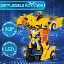 Cargar imagen en el visor de la galería, Robot transformable de juguete para niños, figura de acción, vehículo inercial transformable,  MOD E37E
