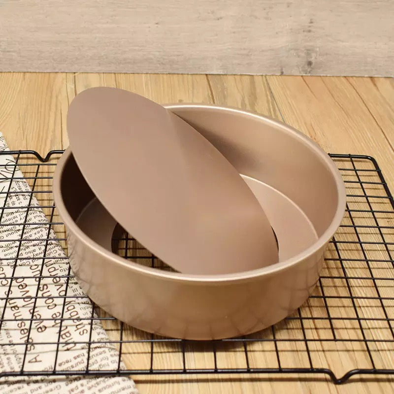Sartén redonda para pastel de 8 pulgadas, molde para pastel de queso con fondo extraíble