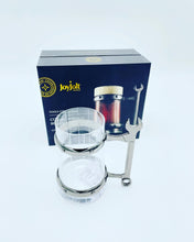 Cargar imagen en el visor de la galería, Tarro de cerveza ,cristal 500 ml herramientas con estuche de luxe MOD ZE-348
