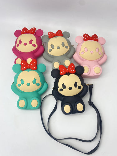 Bolsita de MIKIE MOUSE LARGO 20cm de largo color rosa - mychinashop.com