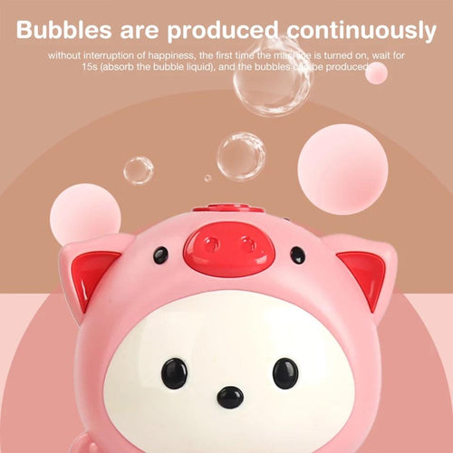 Máquina de burbujas con forma de Animal para niños,  oso rosa disfraz MOD 20628 - mychinashop.com