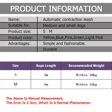 Cargar imagen en el visor de la galería, Correa Flexible retráctil para Perro, accesorios para mascotas, caña de Guinzaglio
