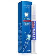 Cargar imagen en el visor de la galería, Pluma blanca para blanquear los dientes, Gel blanqueador para eliminar manchas, higiene oral, peróxido, Kit Dental blanco MOD QQ-17
