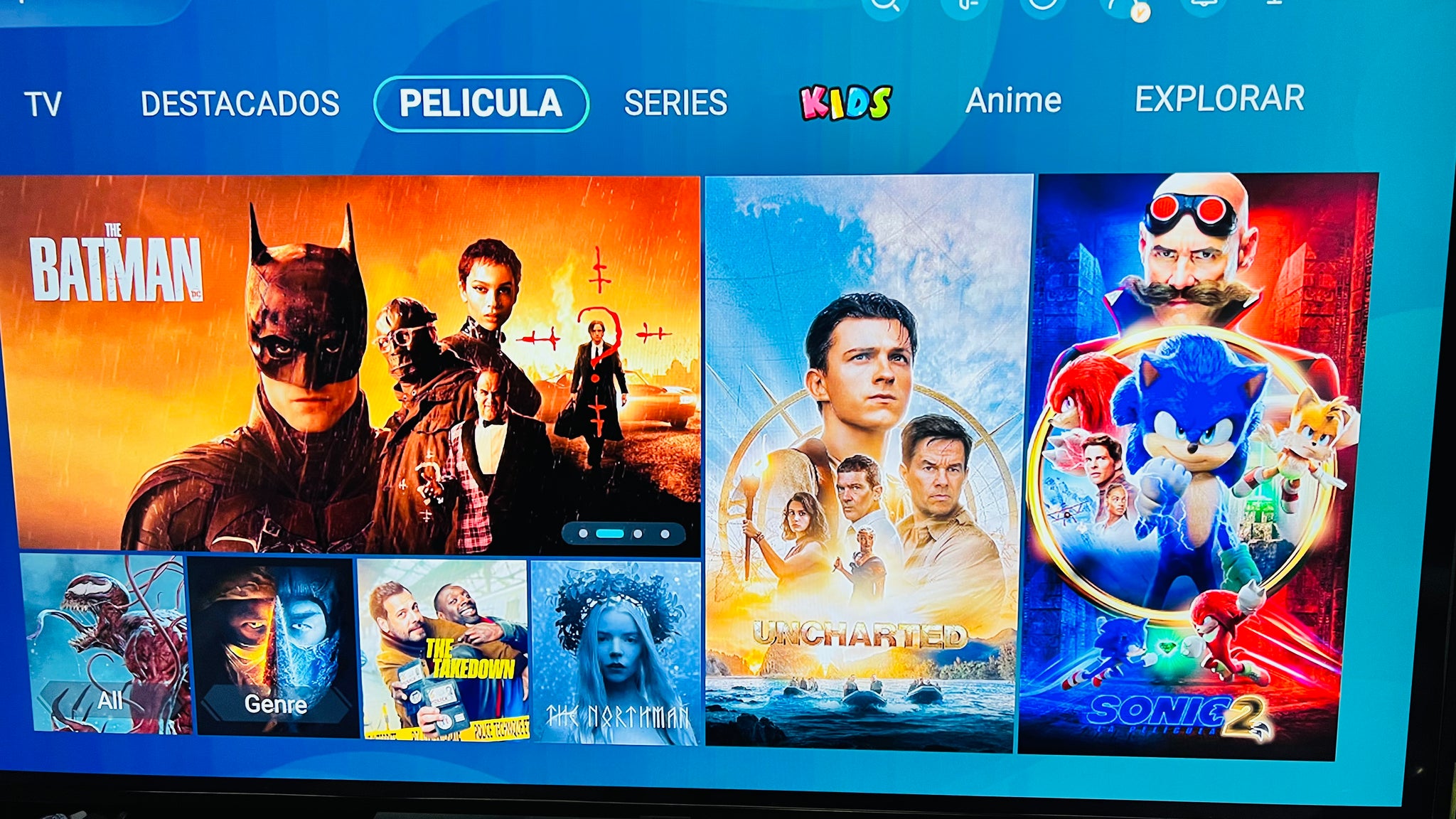 Super Latino NIKKA V10pro 4K TV Box 4gb/32gb outlet con TV y películas en vivo gratis