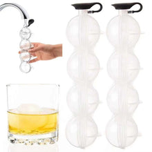 Cargar imagen en el visor de la galería, Moldes de bola de hielo de 4 piezas y 5cm, herramienta para hacer helados de cocina, para Bar, fiesta, cóctel, esfera redonda, gran oferta MOD 80443

