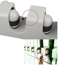 Cargar imagen en el visor de la galería, Organizador de cocina de 3/4/5 posiciones, soporte de almacenamiento montado en la pared para fregonas, Escobas y cepillos ABS, organizador para el hogar MOD GH6403
