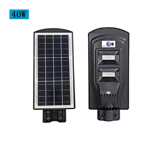 Lampara suburbana solar 40 W modelo w716 de energía Solar PIR, Sensor de movimiento, mod W716 luz de pared, impermeable, luz de inundación de jardín al aire libre, lámpara de camino de calle - mychinashop.com