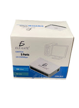 Cargar imagen en el visor de la galería, Swich 5 puertos Red Universal de 5 puertos autoadaptable, concentrador de escritorio para el hogar, 100 Mbps, LAN, Ethernet, minidivisor MOD CON395 - mychinashop.com
