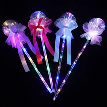 Cargar imagen en el visor de la galería, Paquete de 10 pz Varitas de hada mágica LED para fiesta, varitas de juguete para Rave, BOLA MÁGICA iluminada, palo brillante para cumpleaños, novedad,MOD 2333-9
