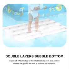 Cargar imagen en el visor de la galería, Piscina inflable para niños, piscina extraíble para interiores y exteriores, bañera infantil 143x100x70 MOD TOY133
