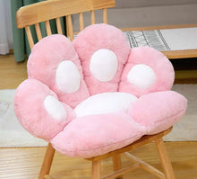 Cargar imagen en el visor de la galería, Cojín de felpa con forma de pata de Animal para niños y niñas, almohada suave de 2 tamaños para asiento, sofá de interior, decoración de silla para el hogar MOD huella
