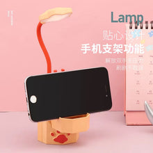 Cargar imagen en el visor de la galería, Lámparas de decoración con carga USB para niños, lámpara de mesa LED de dibujos animados creativos, protección ocular para lectura y dormitorio de estudiantes, luz nocturna
