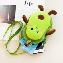 Cargar imagen en el visor de la galería, Bolso de hombro de felpa para niños, bolso de mensajero de aguacate, llaves, monedero, Mini bolso de princesa, lindo, niños, niñas, nueva moda MOD 878-A55
