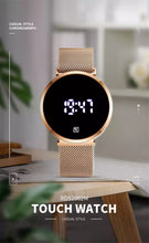 Cargar imagen en el visor de la galería, Reloj digital touch  con correa metálica MOD 0239
