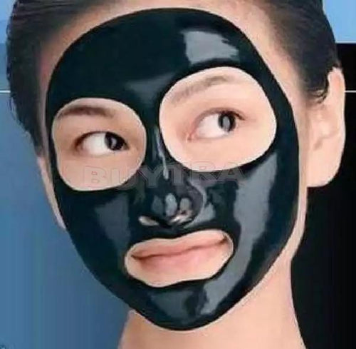 Mascarilla paquete de 10pz Mod Marca removedor de espinillas mascarilla facial Mascara cara Peeling Off Nose Black máscara de cabeza negra EX banda para poros 10 unids/set - mychinashop.com