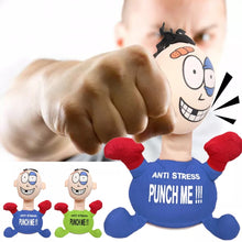 Cargar imagen en el visor de la galería, Juguetes Divertidos de boxeo para niños, figura de felpa eléctrica para aliviar el estrés, muñeca de grito con simulación de sonido, MOD JUG-020
