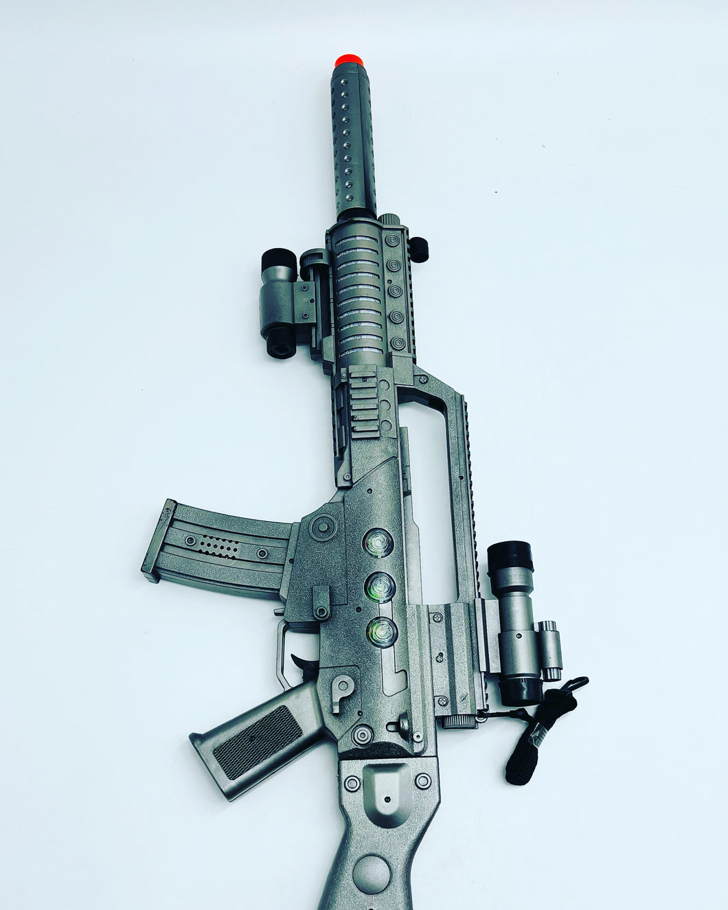 Rifle de juguete con luz y láser sonidos MOD 19666