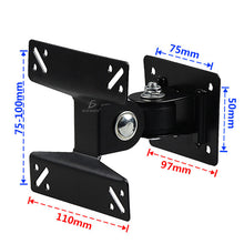 Cargar imagen en el visor de la galería, Soporte Pantalla Tv Pared Vesa 14 A 24 Pulgadas 180 grados MOD HOLD.28
