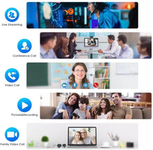 Cargar imagen en el visor de la galería, Webcam 1080P Full HD USB, cámara Web con micrófono, USB, Plug And Play, videollamada, para PC, ordenador de escritorio, Webcast MOD CAM24
