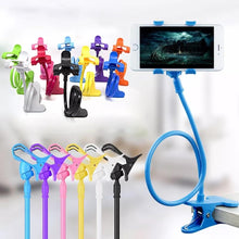 Cargar imagen en el visor de la galería, Soporte de teléfono Universal Flexible con Clip 360, Base de escritorio para cama Mod ZJ88 - mychinashop.com
